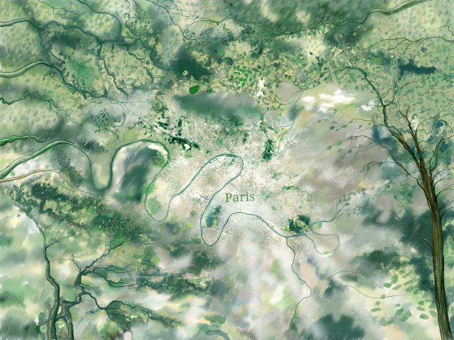 The magic forest of Paris