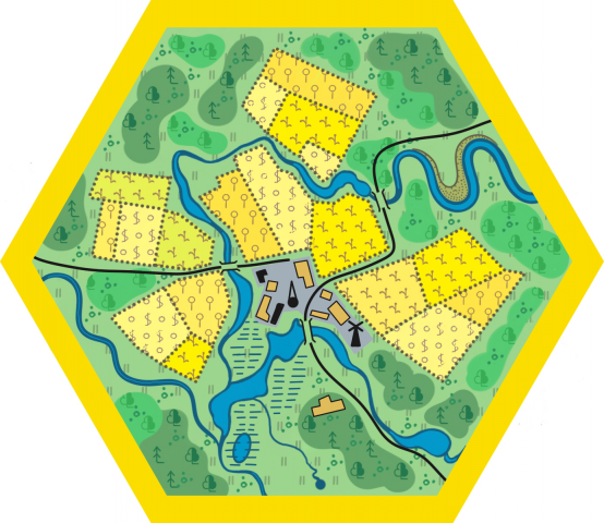 Гексы для настольной игры