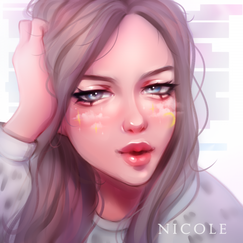 стилизованный портрет