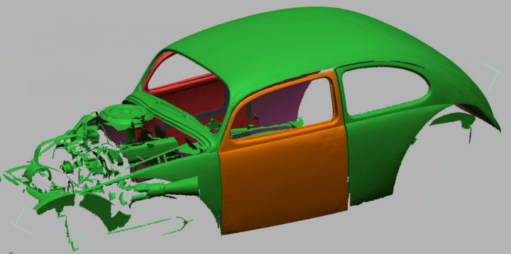 Скан корпуса корча