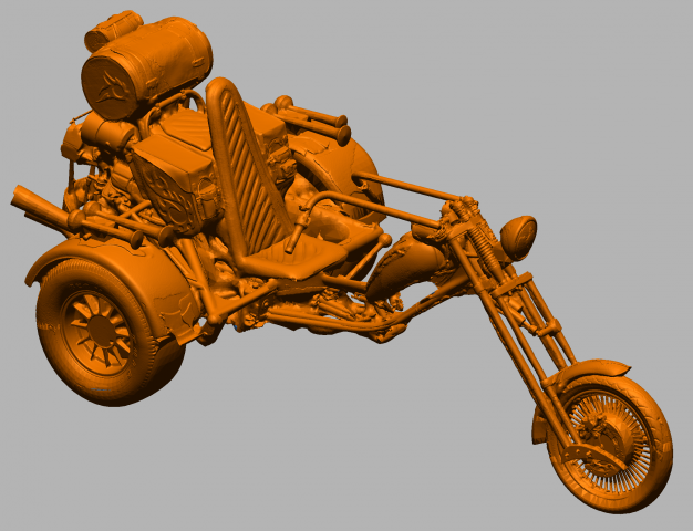 Адаптированый к печати скан трайка
