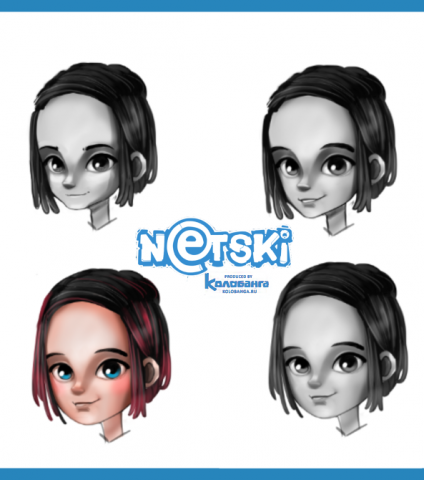 Проект Netski. Персонаж Линка/ голова