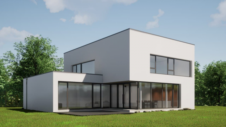 Дом в стиле Bauhaus