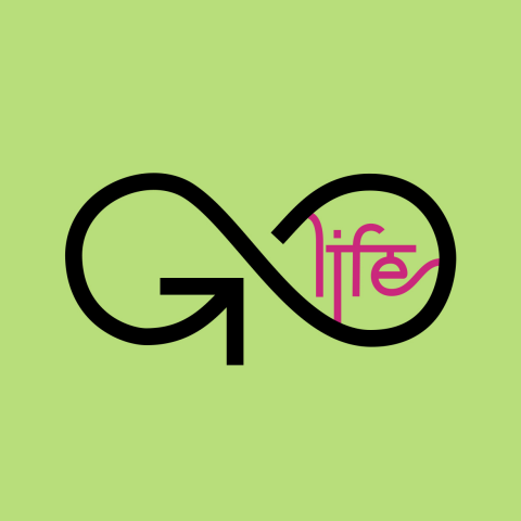 Логотип для компании Go-life