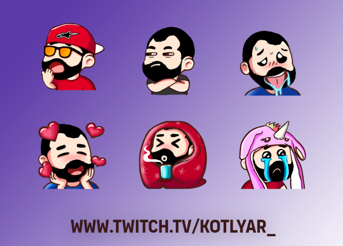 смайлики на twitch канал