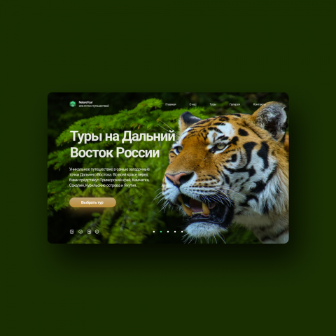 Дизайн для агентства путешествий