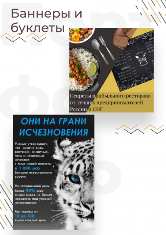 Баннеры и буклеты