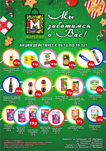 Плакат для магазина