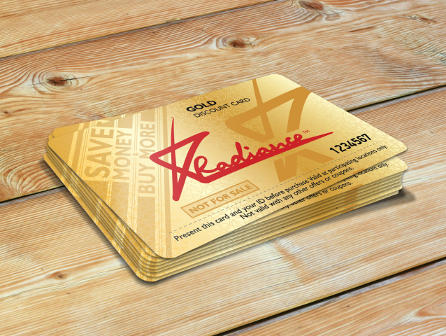 Дисконтные карты бренда Radiance