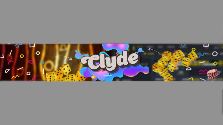 Шапка для канала "Clyde"