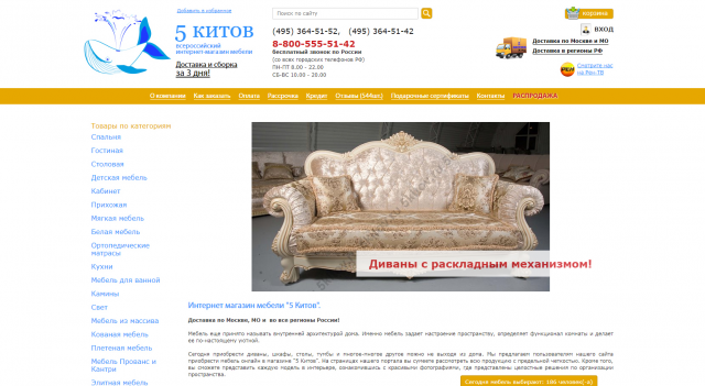 Аудит по 50 параметрам сайта 5kitov.ru