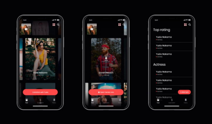 CelebKids Ios App Design