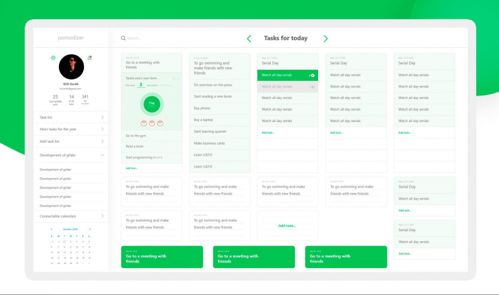 UX & UI Design | Task Manager Pomodoro