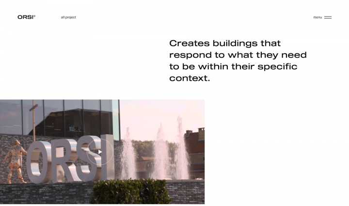 ORSI° |  Corporate Web Design