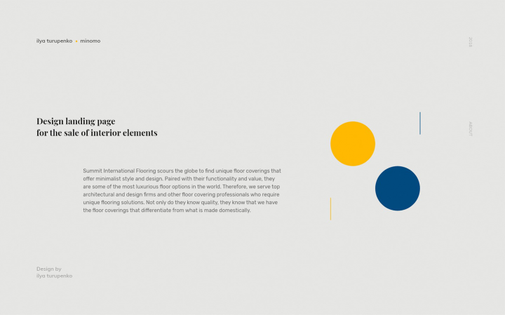 Дизайн Landing-page SIF