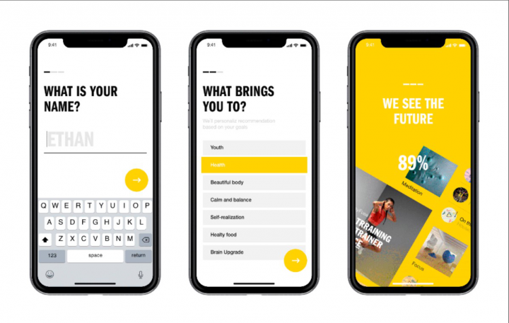 HUMAN Training & Music App Design