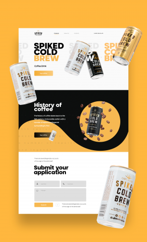 Концепст интерфейса для интернет магазина