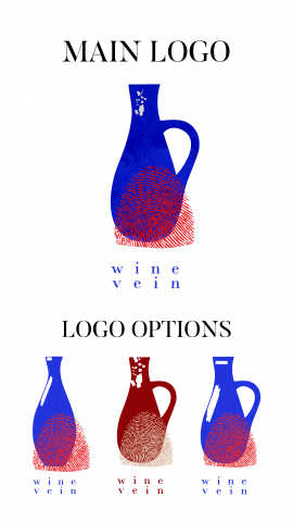 Разработка логотипа для винного магазина