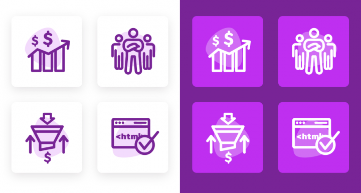 Сет иконок для сайта web-агенства