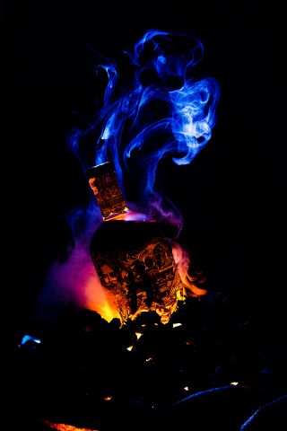 fire in the bottle