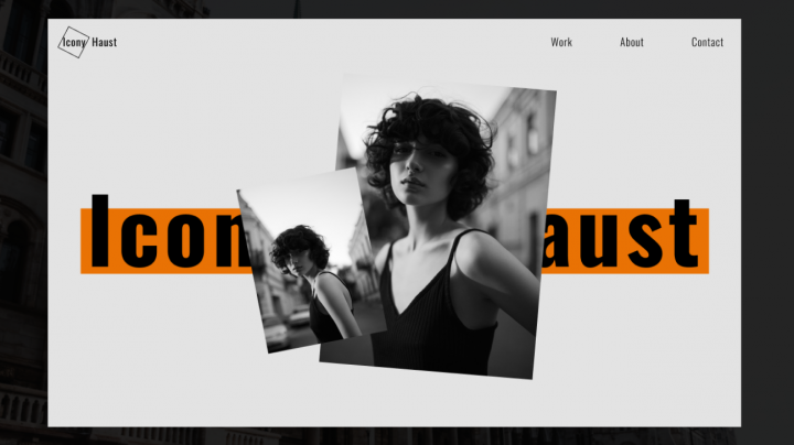 Landing page для фотографа