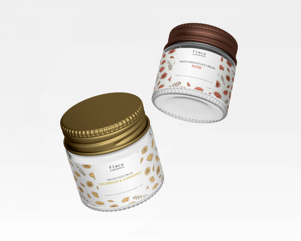 этикетка для "Flora cosmetica"