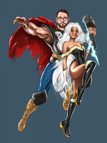 Семейный портрет в образах Шторма и Тора