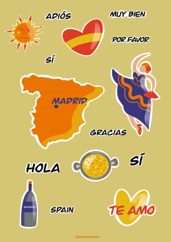 Наклейки "España"