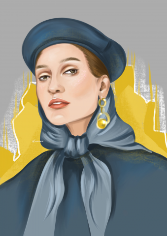 Портретная иллюстрация