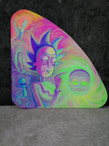 Фан-арт, Рик и морти - картина-панно