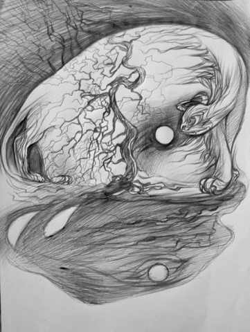 Иллюстрация для фантастического рассказа