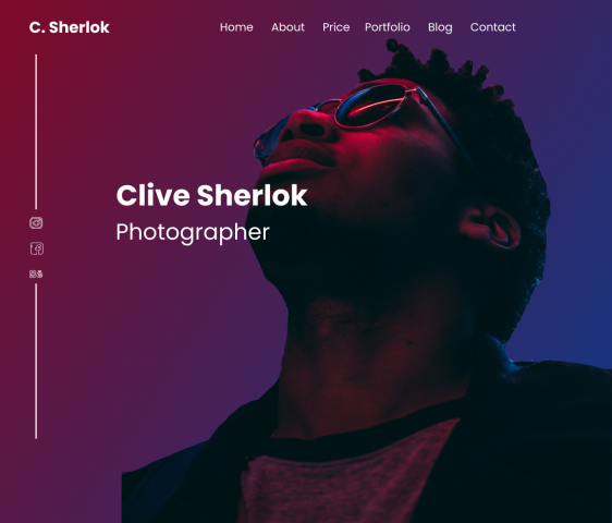 LANDIG PAGE Для Фотографа