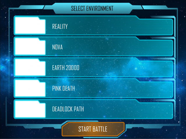 Выбор карты Space Battles (iOS)