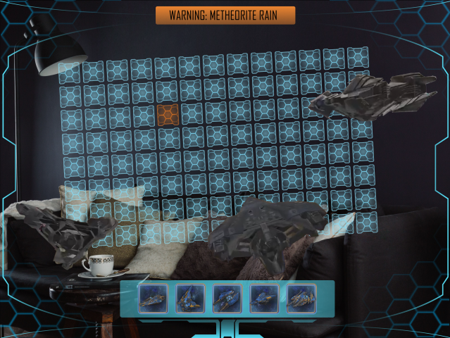 Экран боя (AR) Space Battles (iOS)