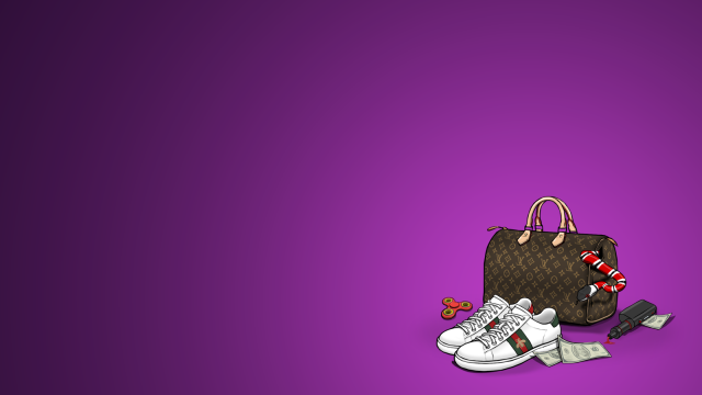 WallPaper "Gucci+LV"
