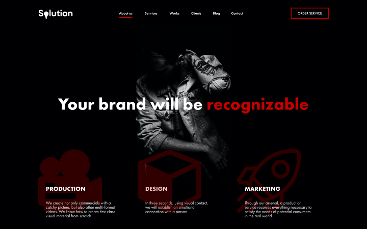 Solution Agency website