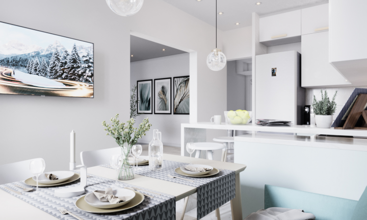 Визуализации интерьера жилой квартиры