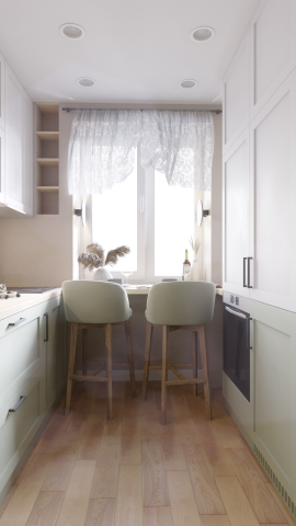 Визуализации интерьера жилой квартиры