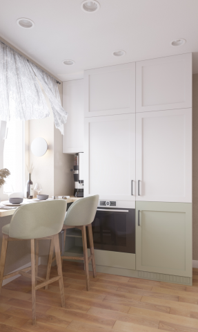 Визуализации интерьера жилой квартиры