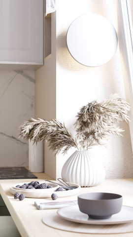 Визуализации интерьера жилой квартиры (клоуз-ап)