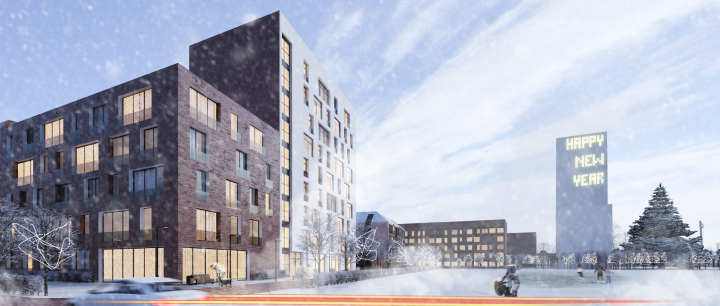 Визуализация жилого квартала "Квартал А"