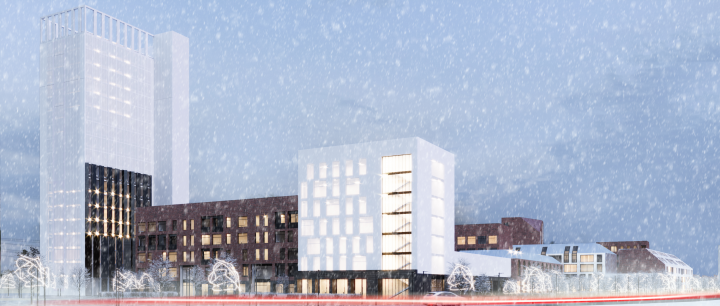 Визуализация жилого квартала "Квартал А"