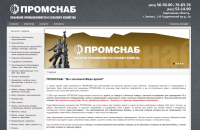 Создание сайта компании "ПРОМСНАБ"