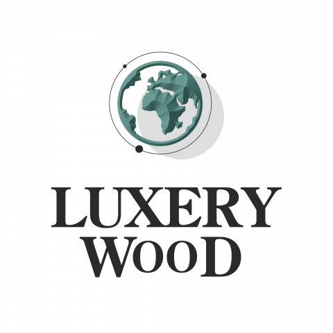 Логотип КАРТЫ МИРА  luxery wood