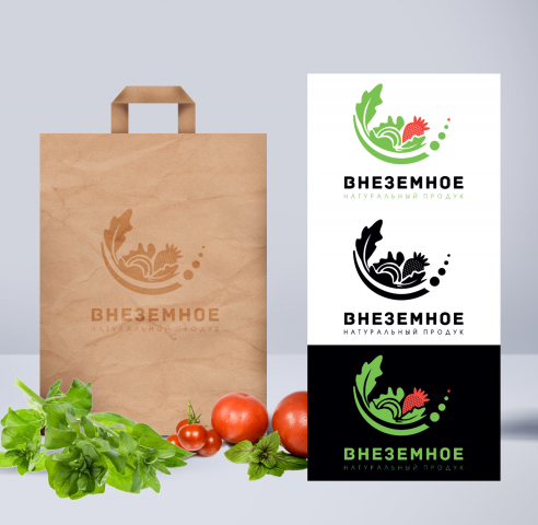 Логотип натуральные продукты Внеземное