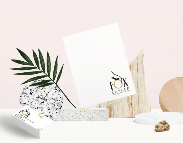 Логотип для Студии взгляда FOXLashes