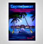 сертификат для победителя в турнире по боулингу