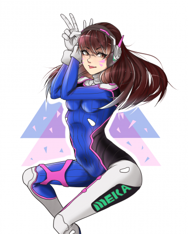 Дива из игры Overwatch.