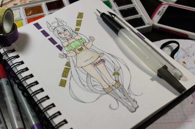 Заказ на иллюстрацию персонажа (традиш)