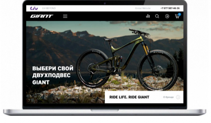 Интернет-магазин велосипедов "GIANT"